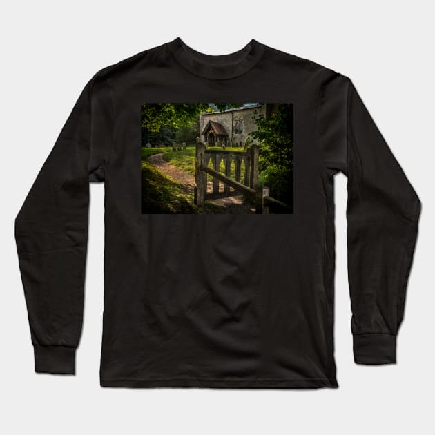 The Path To Ibstone Church Long Sleeve T-Shirt by IanWL
